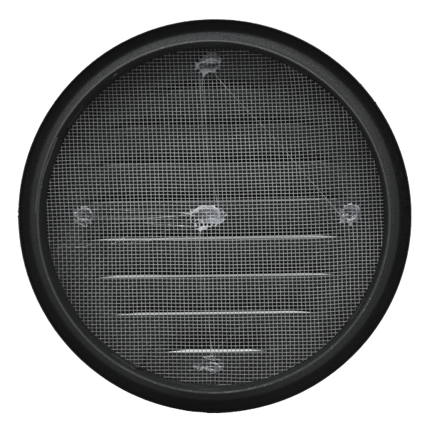 metal grille black mat back