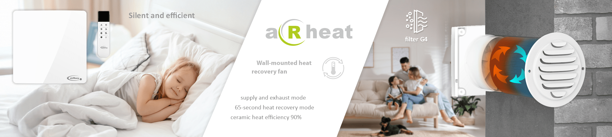 aRheat heat recovery fan