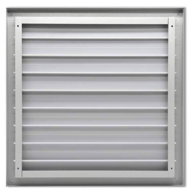 kratka wentylacyjna metalowa z żaluzją