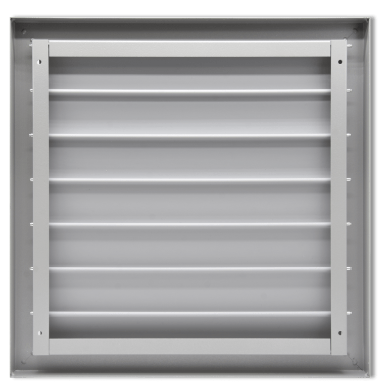 kratka wentylacyjna metalowa z żaluzją
