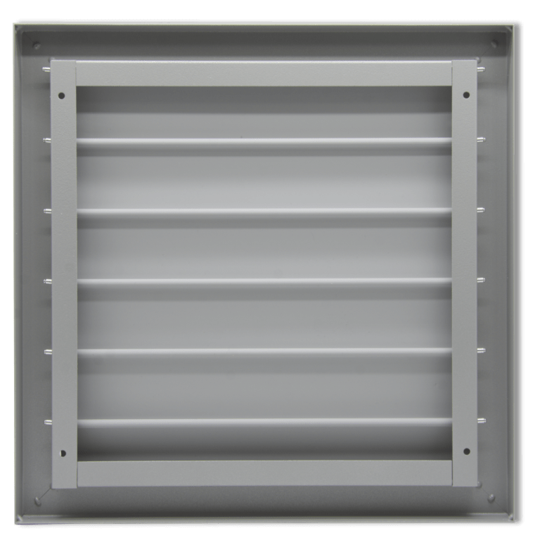 kratka wentylacyjna metalowa z żaluzją